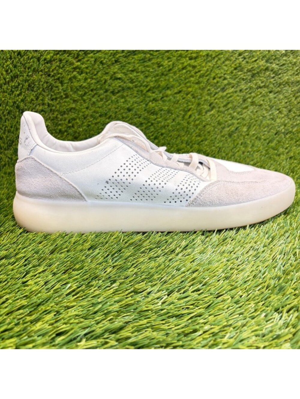Adidas Barreda Decode Mens Size 14 Gray White Athletic Lifestyle Shoes Sneakers